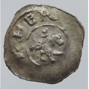 Přemysl Otakar II. 1251-1276, fenik CNA B 159, Koch 156, opis: OTACHER, sbírkový