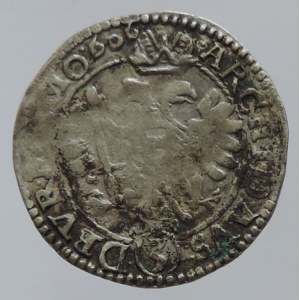 Rudolf II. 1578-1611, 3 krejcar 1606 Vídeň-Hübmer, ned. R