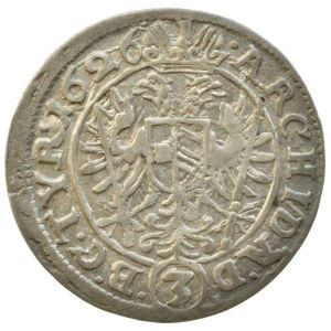 Ferdinand II. 1619-1637, 3 krejcar 1626 Vídeň, dr.škr.