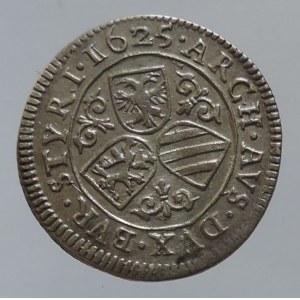 Ferdinand II. 1619-1637, 3 krejcar 1625 Graz