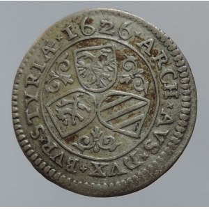 Ferdinand II. 1619-1637, 3 krejcar 1626 Graz, v opise křížky