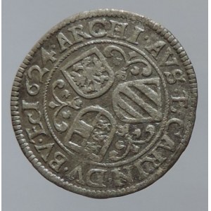 Ferdinand II. 1619-1637, 3 krejcar 1624 Sv.Vít-Matz