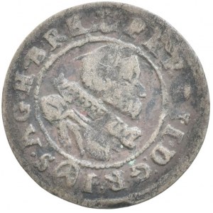 Ferdinand II. 1619-1637, 1 krejcar 1624 Vídeň, zkrácený letopočet, patina