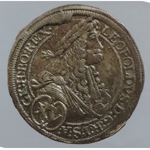 Leopold I. 1657-1705, XV krejcar 1695 IA Graz-Aigmann, Herinek 955