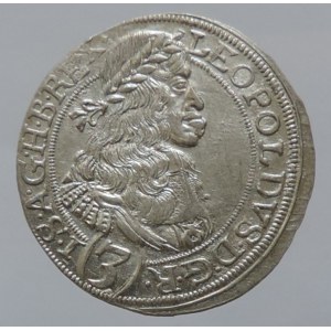 Leopold I. 1657-1705, 3 krejcar 1667 Vídeň-Faber