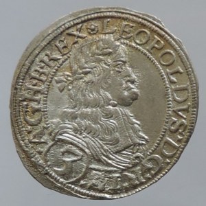 Leopold I. 1657-1705, 3 krejcar 1669 Vídeň-Faber