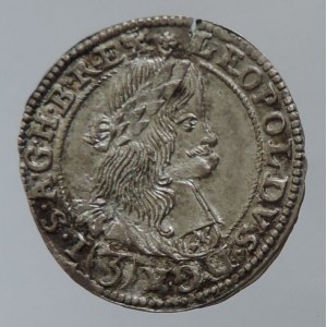 Leopold I. 1657-1705, 3 krejcar 1665 SH Graz-Haydt, Nech. 2209, Her. 1339