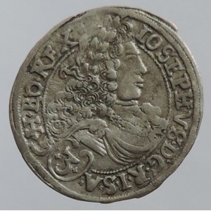 Josef I. 1705-1711, 3 krejcar 1710 IP sv. Vít-Preiss, patina R