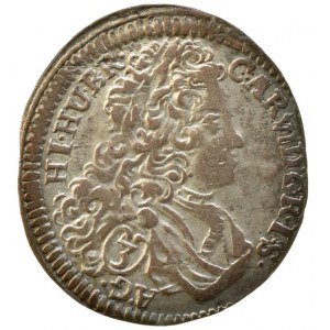 Karel VI. 1711-1740, 3 krejcar 1719 Graz, nep.ned., patina