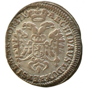 Karel VI. 1711-1740, 3 krejcar 1719 Graz, nep.ned., patina