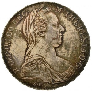 Marie Terezie 1740-1780, tolar 1780 SF, Günzburg, původní ražba