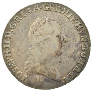 Josef II. 1780-1790, 1/4 tolar křížový 1788 H, Her.211