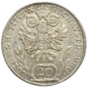 Josef II. 1780-1790, 20 krejcar 1785 G, sbírkový