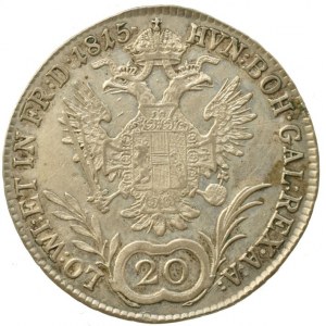 František II. 1792-1835, 20 krejcar 1815 A, nep.škr.
