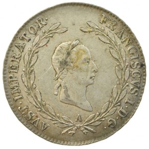 František II. 1792-1835, 20 krejcar 1825 A