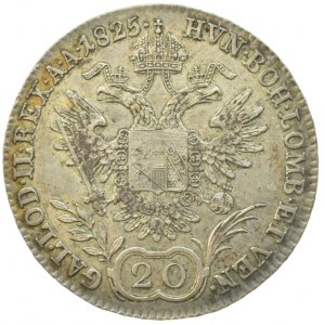 František II. 1792-1835, 20 krejcar 1825 A