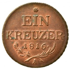 František II. 1792-1835, Cu 1 krejcar 1816 A