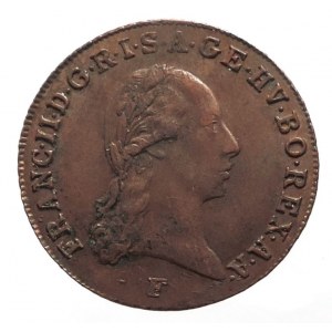 František II. 1792-1835, Cu 1 krejcar 1800 F
