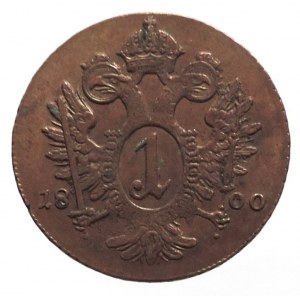 František II. 1792-1835, Cu 1 krejcar 1800 F