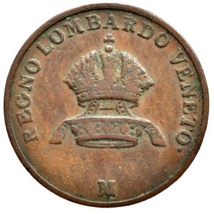 František II. 1792-1835, Cu 1 centesimo 1822 M