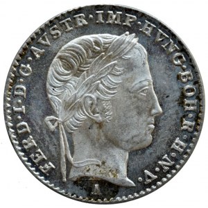 Ferdinand V. 1835-1848, 3 krejcar 1840 A, mimořádná zachovalost