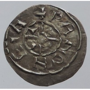 Ondřej I. 1046-106, denár Huszár 9, v jednom úhlu kulička, 0,590g/16mm