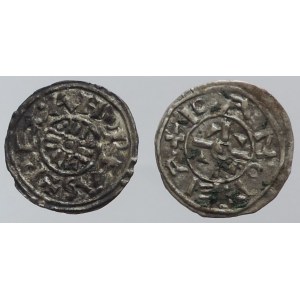 Ondřej I. 1046-106, denár Huszár 9, v úhlech kříže různé výplně 2ks