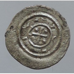 Géza II. 1141-1162, denár Huszár 55, opis GEISA REX