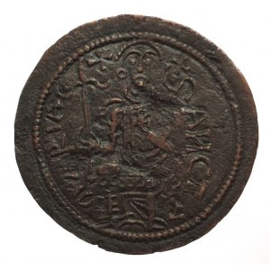 Béla III. 1172-1196, Cu denár Huszár 72
