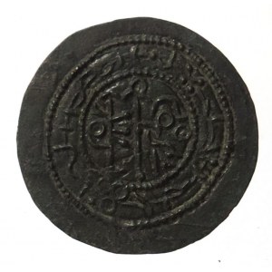 Béla III. 1172-1196, Cu mince s arabskými nápisy, Huszár 73, pěkná patina