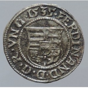 Ferdinand I. 1526-1564, denár 1535 KB