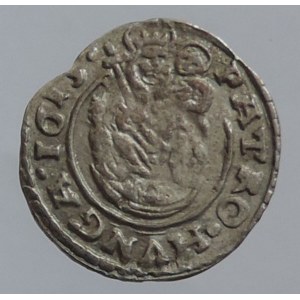 Matyáš II. 1611-1619, denár 1615 KB, Huszár 1141, nepravid.střížek
