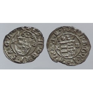 Ferdinand II. 1619-1636, denár 1627, 1628 KB - 2ks