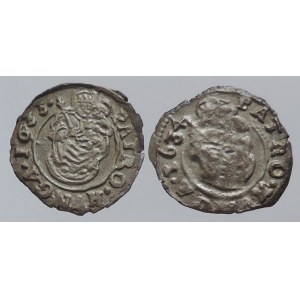 Ferdinand II. 1619-1636, denár 1634, 1635 KB - 2ks