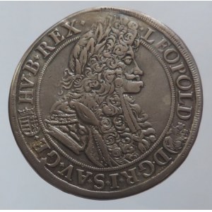 Leopold I. 1657-1705, 1/2 tolar 1694 KB, nep.st. ? 14,024g