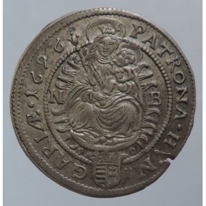 Leopold I. 1657-1705, XV krejcar 1696 NB-PO Nagybánya, Höll. 96.2.2