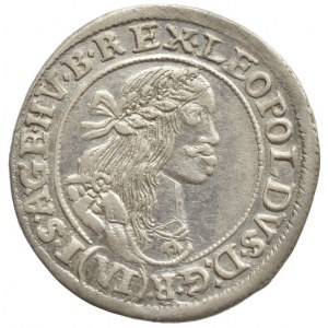 Leopold I. 1657-1705, VI krejcar 1669 KB, úzké poprsí