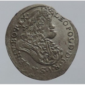 Leopold I. 1657-1705, poltura 1703 NB Nagybánya, Nech. 1603, KRAJ.STŘ.
