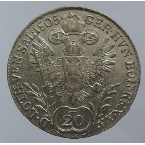 František II. 1792-1835, 20 krejcar 1805 B