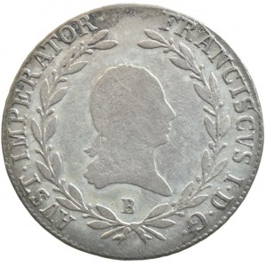 František II. 1792-1835, 20 krejcar 1808 B, nep.just.