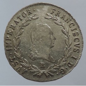 František II. 1792-1835, 20 krejcar 1818 B, just.