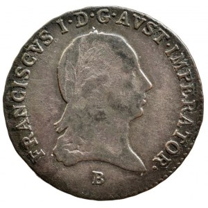František II. 1792-1835, 3 krejcar 1820 B, patina