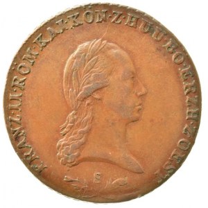 František II. 1792-1835, Cu 6 krejcar 1800 S, nep.škr.