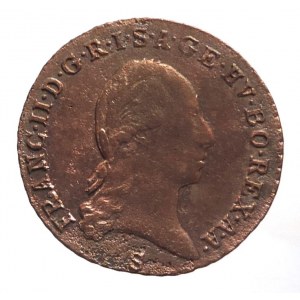 František II. 1792-1835, Cu 1 krejcar 1800 S