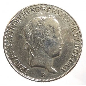 Ferdinand V. 1835-1848, 20 krejcar 1843 B, madona