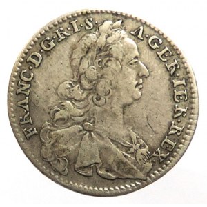 František I. Lotrinský 1745-1765, AR žeton 21mm/2,683g na otevření mincovny ve Vídni 1754, portréty Františka a Marie Terezie