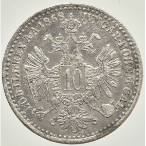 10 krejcar 1868 b.z.