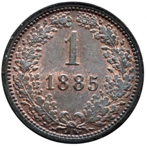 1 krejcar 1885 b.z., sbírkový
