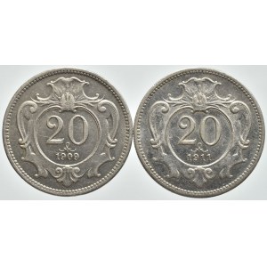 20 hal. 1911 b.z., 1909 b.z., 2 ks