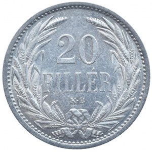 20 filler 1914 KB, sbírkový